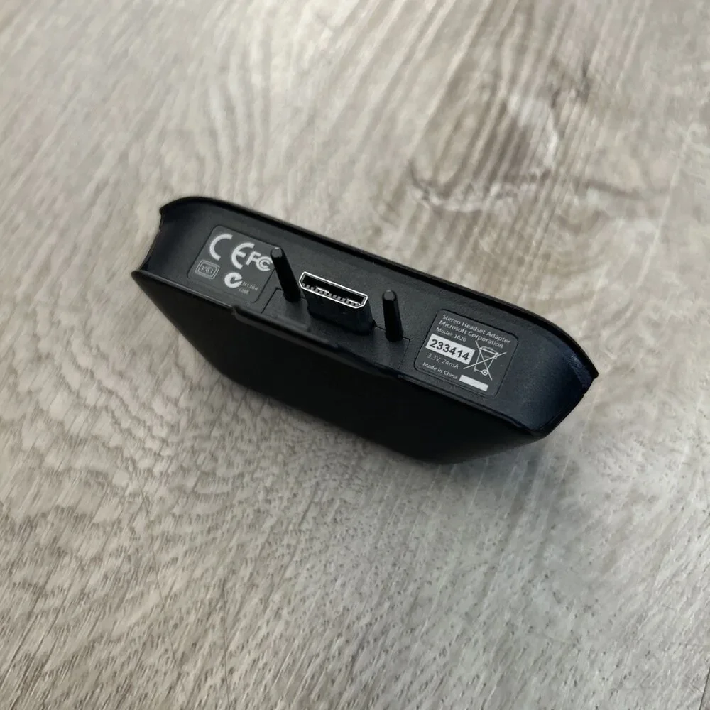 Microsoft Xbox One Controller 3.5mm Stereo Headset Adapter 1626 Genuine Tested